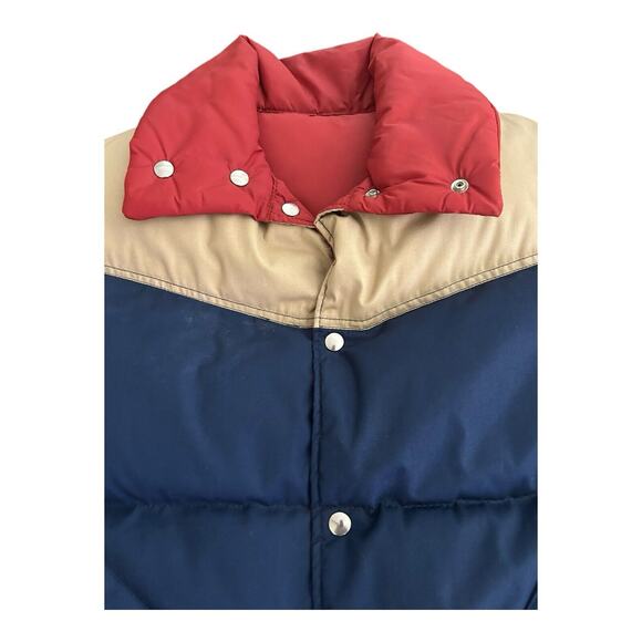 VTG Duxbak‎ Down Puffer Vest Reversible Outdoors Hunting Gorpcore XL - Picture 4 of 13